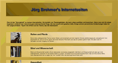 Desktop Screenshot of joergbrehmer.de