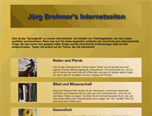 Tablet Screenshot of joergbrehmer.de